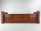 Japanese Tatami Room Alcove Wooden Base Vtg Jibukuro Tokonoma Stand Brown T354