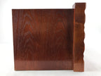 Japanese Tatami Room Alcove Wooden Base Vtg Jibukuro Tokonoma Stand Brown T354