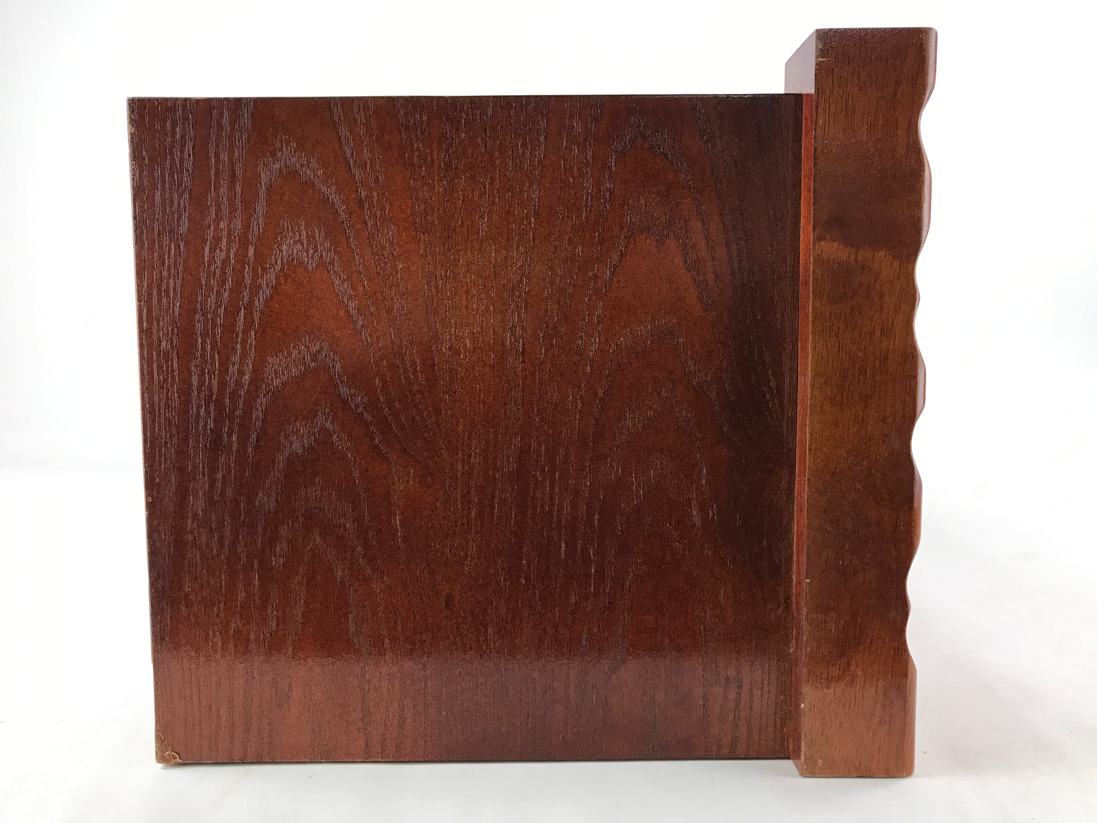 Japanese Tatami Room Alcove Wooden Base Vtg Jibukuro Tokonoma Stand Brown T354
