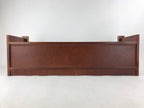 Japanese Tatami Room Alcove Wooden Base Vtg Jibukuro Tokonoma Stand Brown T354