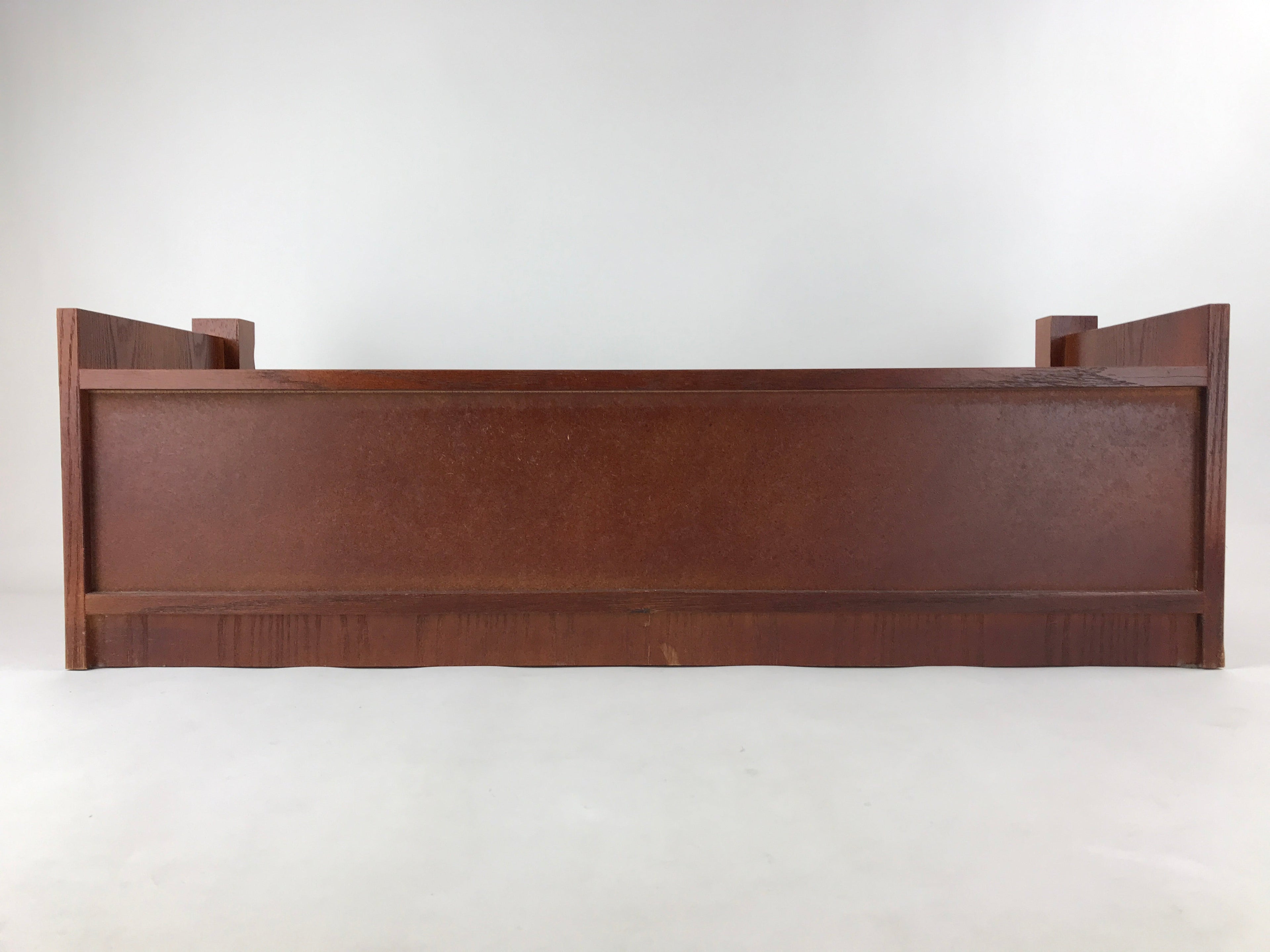 Japanese Tatami Room Alcove Wooden Base Vtg Jibukuro Tokonoma Stand Brown T354