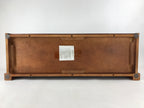 Japanese Tatami Room Alcove Wooden Base Vtg Jibukuro Tokonoma Stand Brown T354