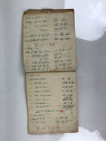 Japanese Tax Notice Record Book Vtg Nozeitsuchicho C1930 Washi Paper Ink P429
