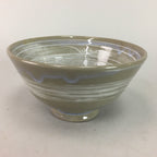 Japanese Tea Ceremony Bowl Matcha Chawan Pottery Gray Signed Ceramic GTB325