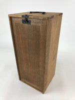 Japanese Tea Ceremony Set Chabako Wooden Box Vtg Pottery Chawan PX718