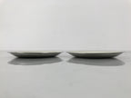 Japanese Tea Set Porcelain Metal White Floral Cup Saucer Spoon Wooden Box JK927