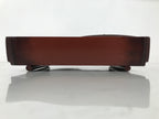 Japanese Tobacco Bon Vtg Wood Smoking Tray Container Tea Ceremony Brown L484