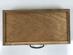 Japanese Tobacco Bon Vtg Wood Smoking Tray Iron Ashtray Tea Ceremony Brown L483