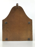 Japanese Tobacco Bon Vtg Wood Smoking Tray Iron Ashtray Tea Ceremony Brown L483