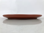 Japanese Tokoname Ware Ceramic Decorative Plate Brown Lucky God Daikokuten PX800