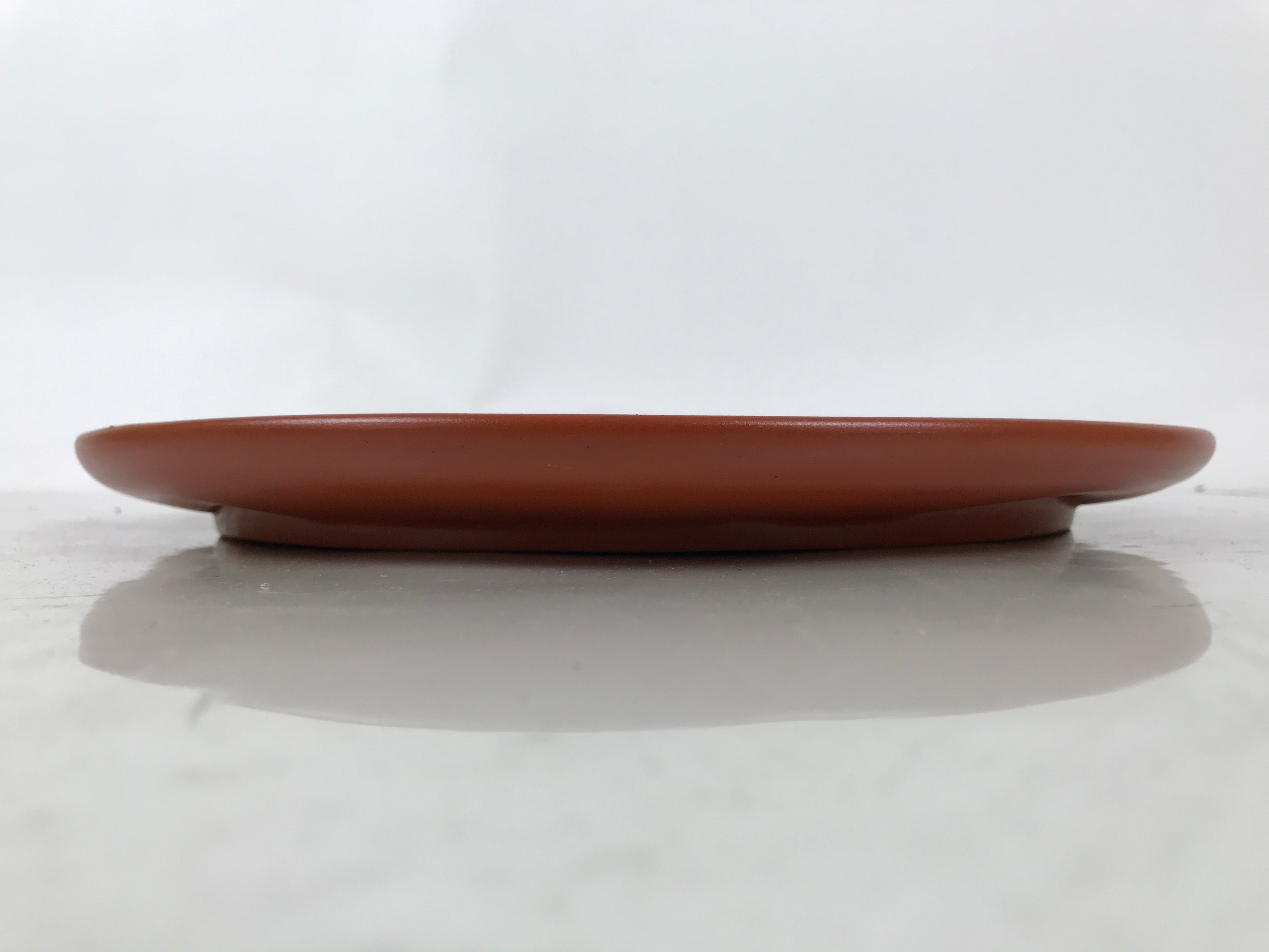 Japanese Tokoname Ware Ceramic Decorative Plate Brown Lucky God Daikokuten PX800
