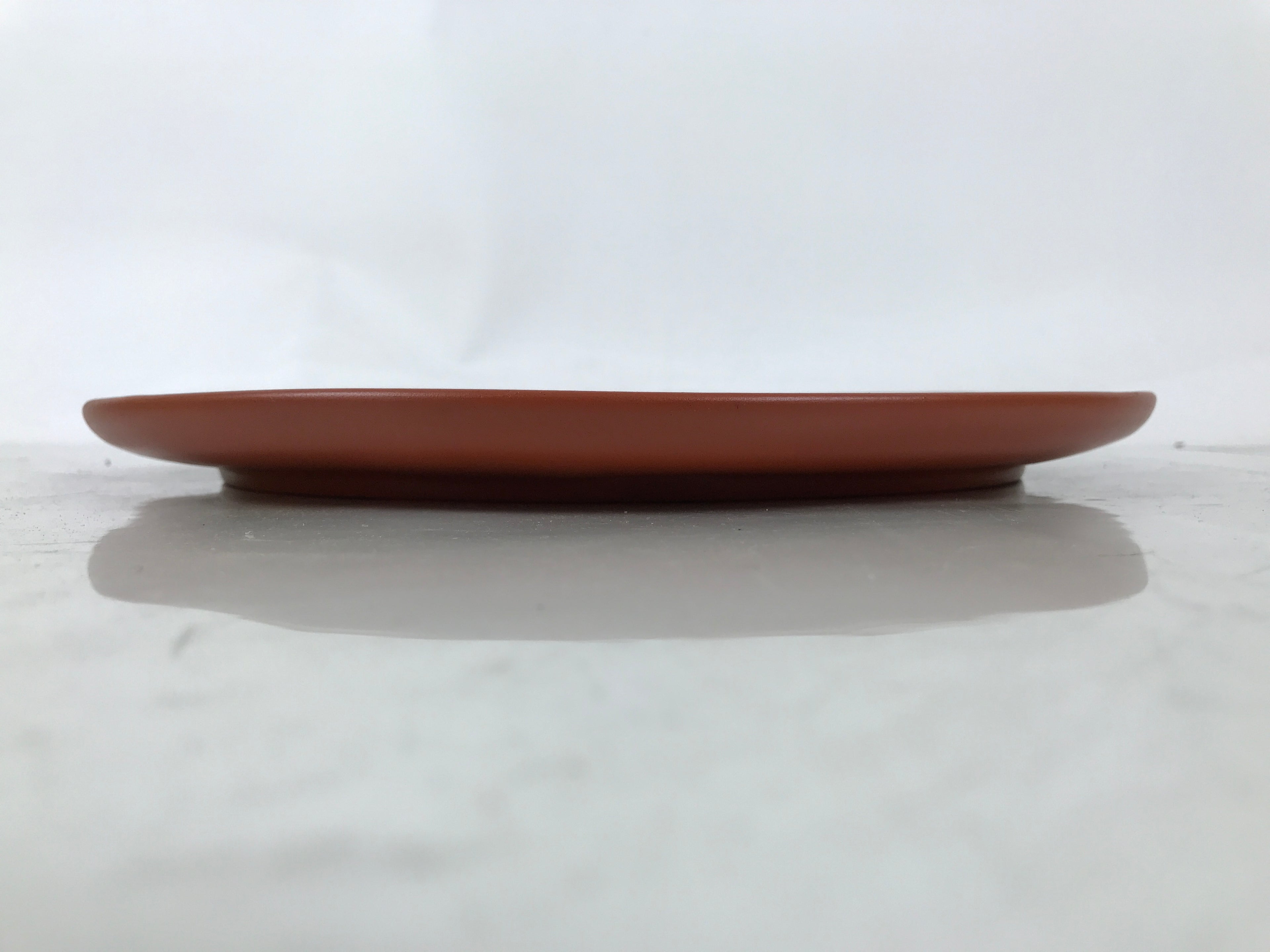 Japanese Tokoname Ware Ceramic Decorative Plate Brown Lucky God Daikokuten PX800