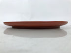 Japanese Tokoname Ware Ceramic Decorative Plate Brown Lucky God Daikokuten PX800