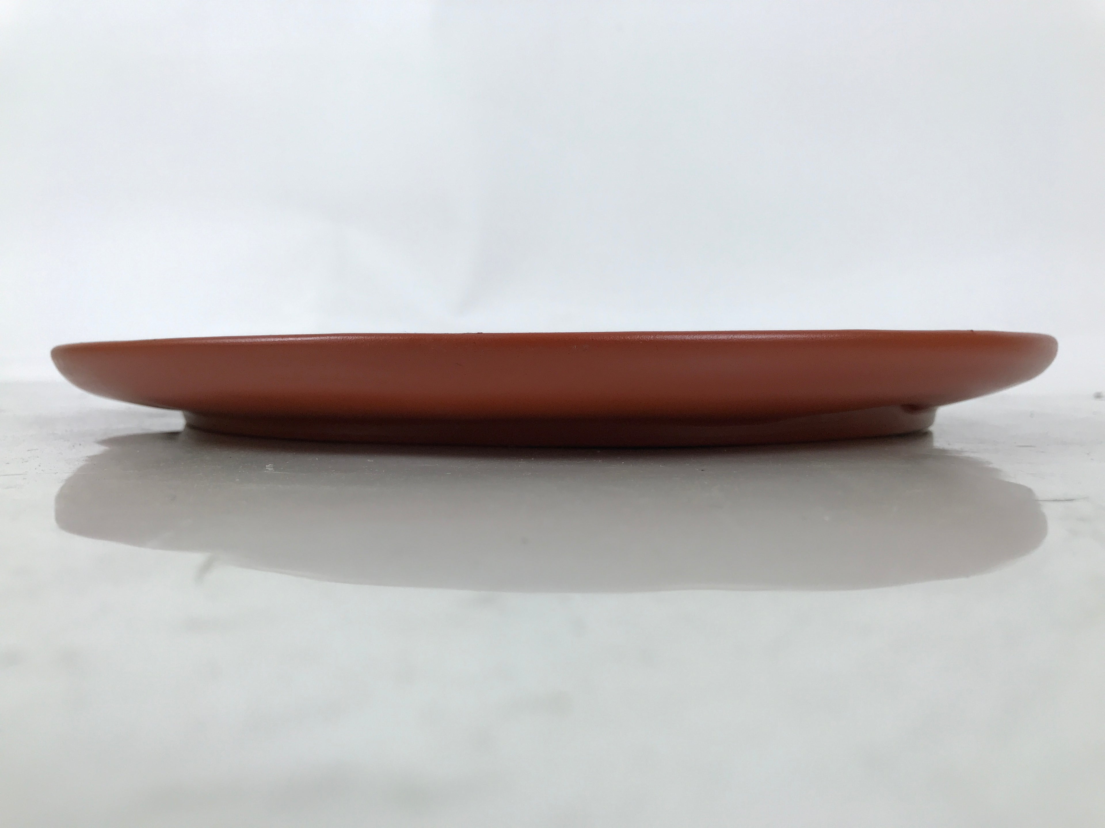 Japanese Tokoname Ware Ceramic Decorative Plate Brown Lucky God Daikokuten PX800
