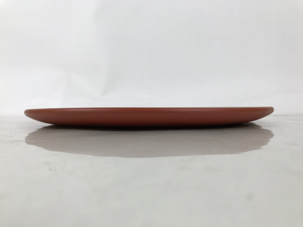 Japanese Tokoname Ware Ceramic Decorative Plate Brown Zodiac Rat Rice Bale PX798