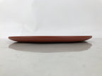 Japanese Tokoname Ware Ceramic Decorative Plate Brown Zodiac Rat Rice Bale PX798