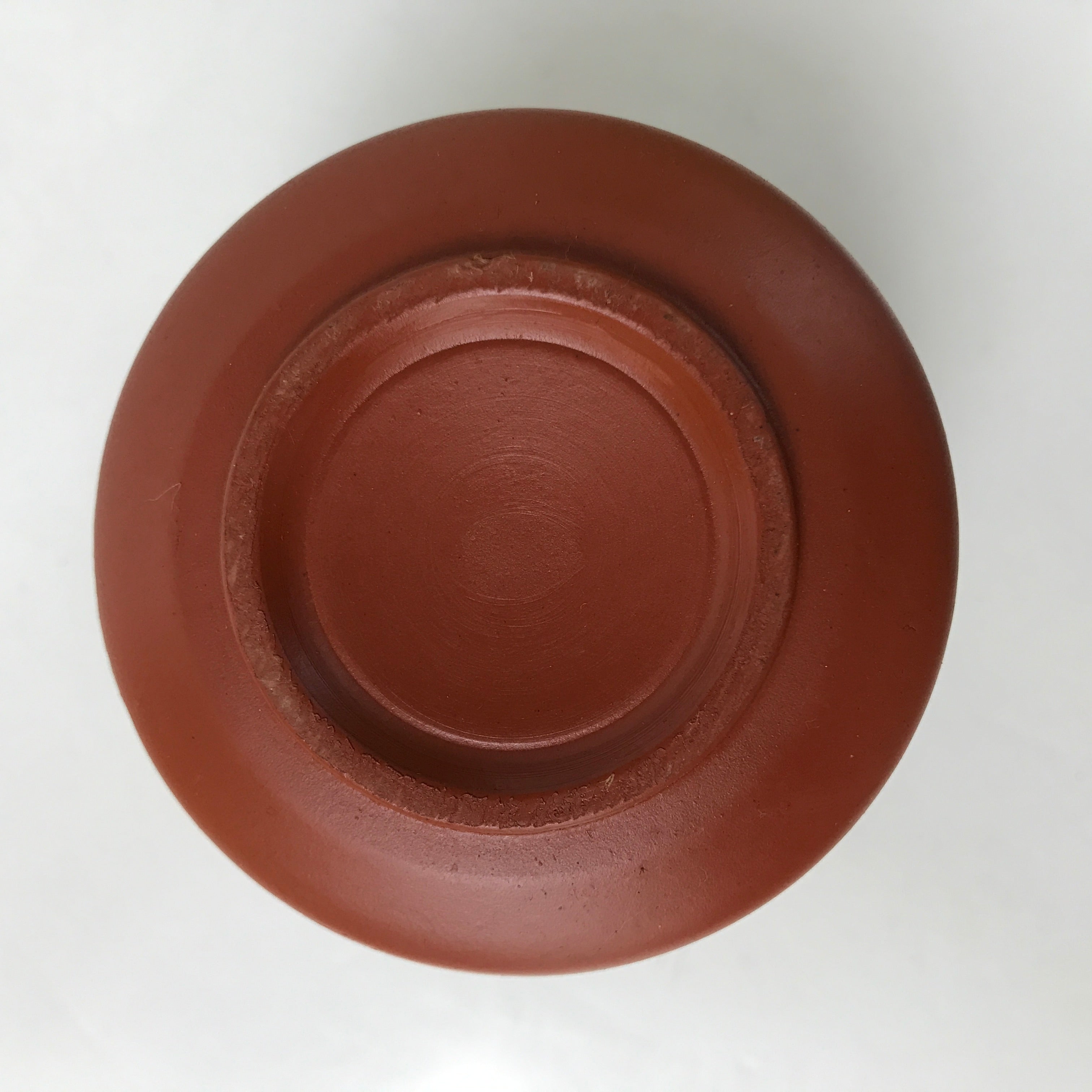 Japanese Tokoname Ware Ceramic Teacup Vtg Pottery Yunomi Brown Bamboo TC535