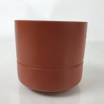 Japanese Tokoname Ware Ceramic Teacup Vtg Pottery Yunomi Brown Bamboo TC538
