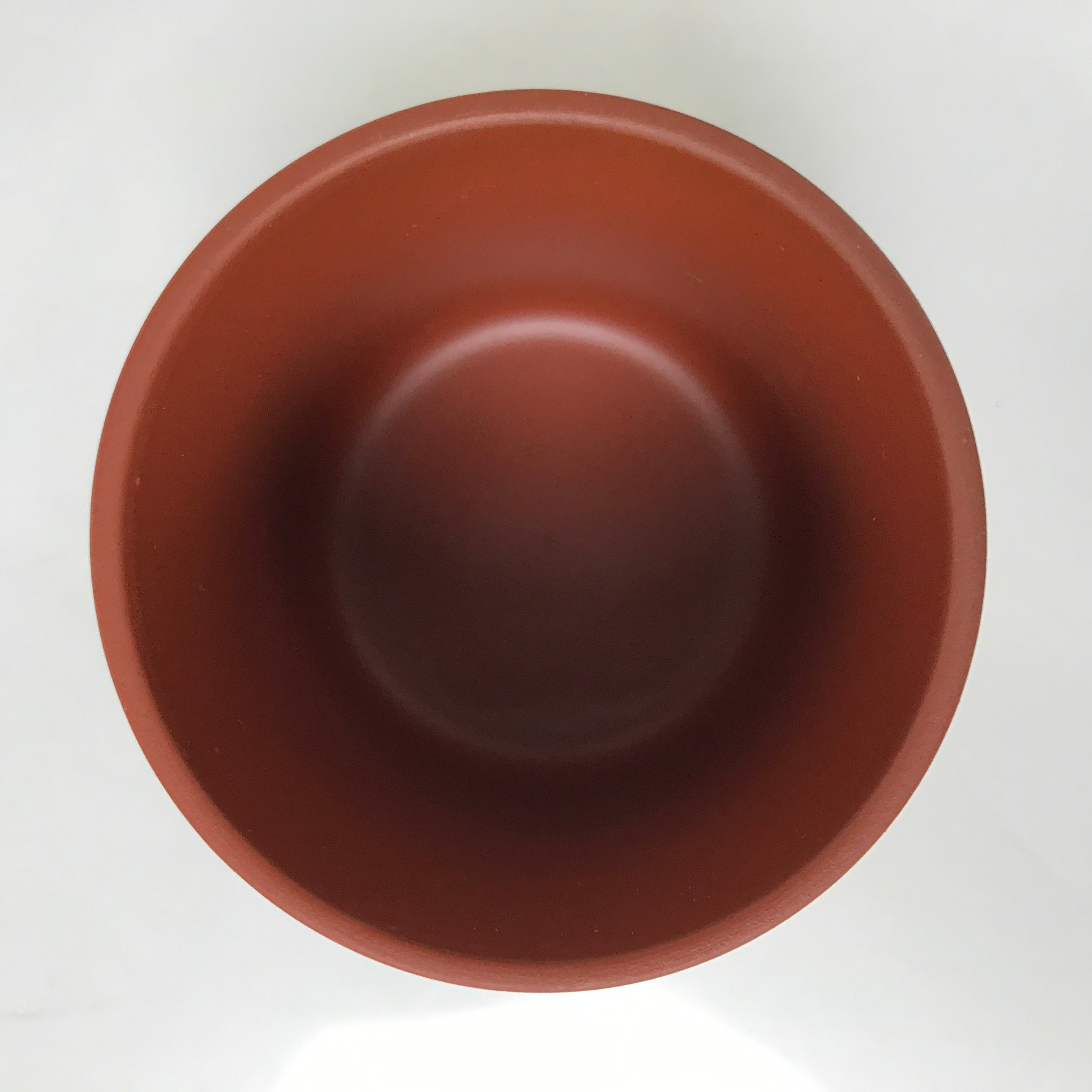 Japanese Tokoname Ware Ceramic Teacup Vtg Pottery Yunomi Brown Bamboo TC538