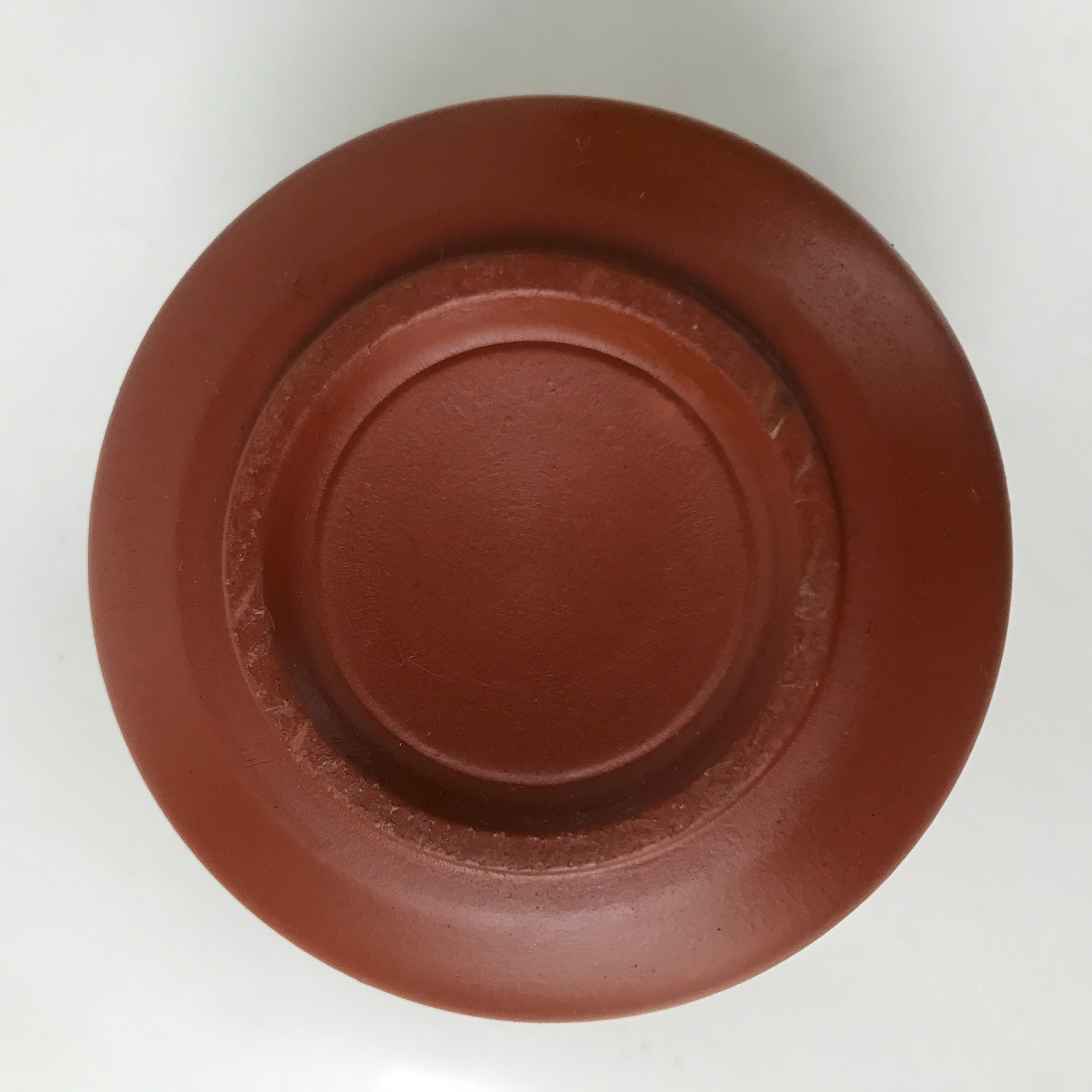 Japanese Tokoname Ware Ceramic Teacup Vtg Pottery Yunomi Brown Bamboo TC539