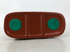 Japanese Tokoname Ware Ceramic Zodiac Rat Figurine Vtg Nezumi Brown Boxed ST68