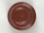 Japanese Tokoname ware Ceramic Lidded Teacup Vtg Pottery Yunomi Red Brown TC341