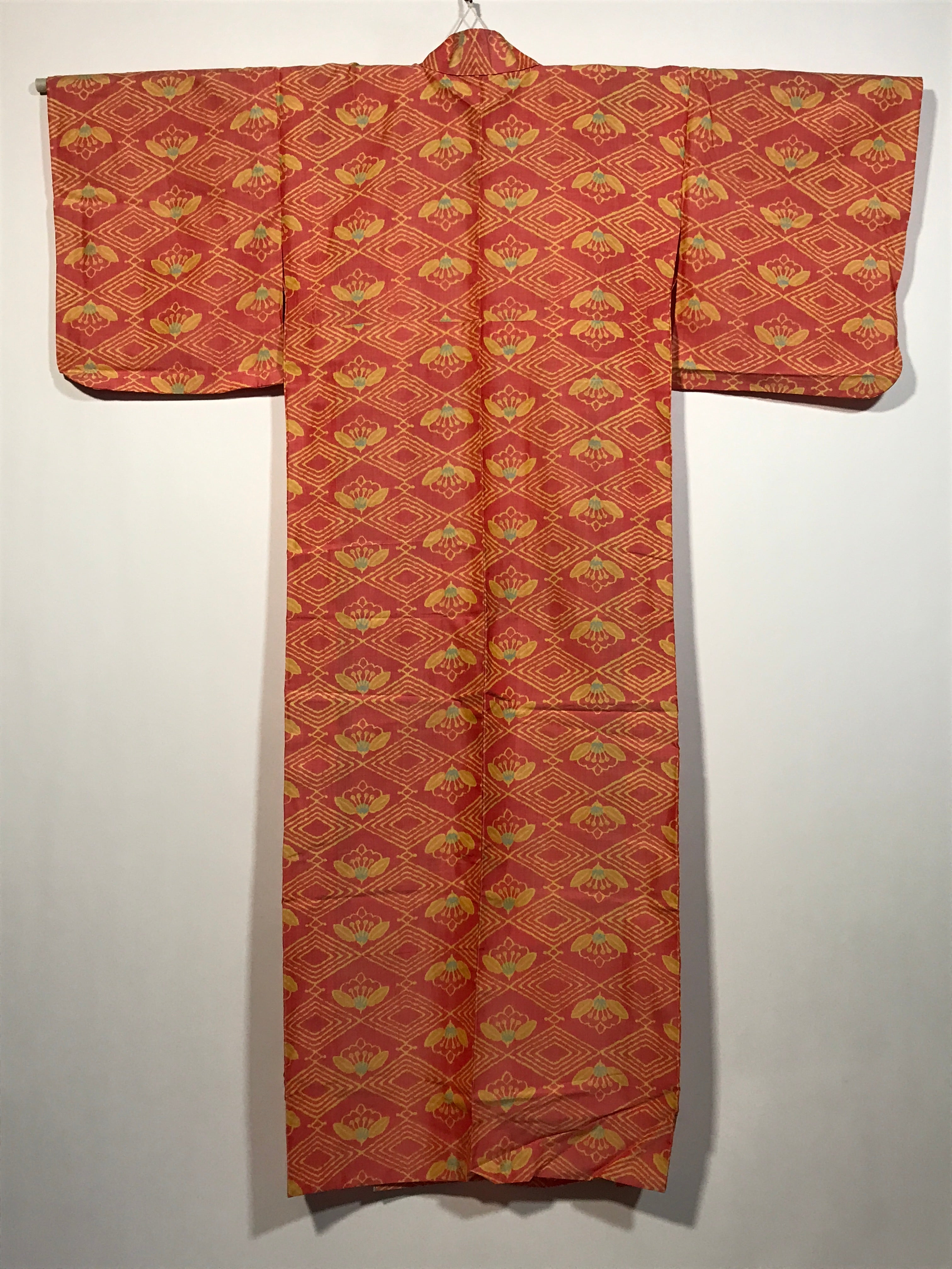 Japanese Traditional Clothes Yukata Summer Festival Bonodori Pink flower KM217