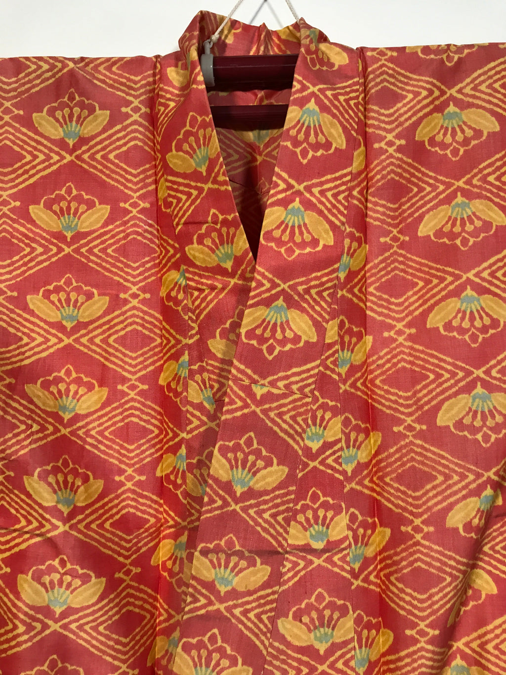 Japanese Traditional Clothes Yukata Summer Festival Bonodori Pink flower KM217
