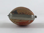 Japanese Traditional Craft Signature Stamp Case Vtg With Clasp Red KB71