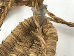 Japanese Traditional Footwear Waraji Rice Straw Sandals Vtg Woven Warazori JK871