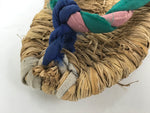 Japanese Traditional Footwear Warazori Rice Straw Sandals Vtg Woven Waraji JK869