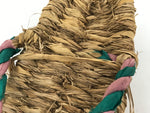 Japanese Traditional Footwear Warazori Rice Straw Sandals Vtg Woven Waraji JK869
