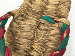 Japanese Traditional Footwear Warazori Rice Straw Sandals Vtg Woven Waraji JK870