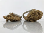 Japanese Traditional Footwear Warazori Rice Straw Sandals Vtg Woven Waraji JK922