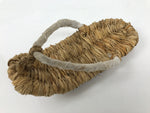 Japanese Traditional Footwear Warazori Rice Straw Sandals Vtg Woven Waraji JK922