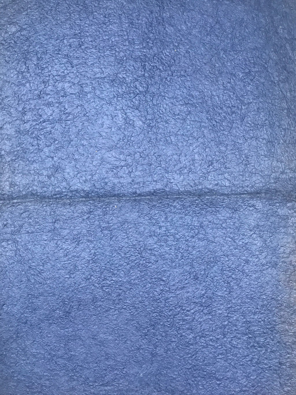 Japanese Traditional Handmade Washi Paper Sheet Vtg Craft Material Blue FL281