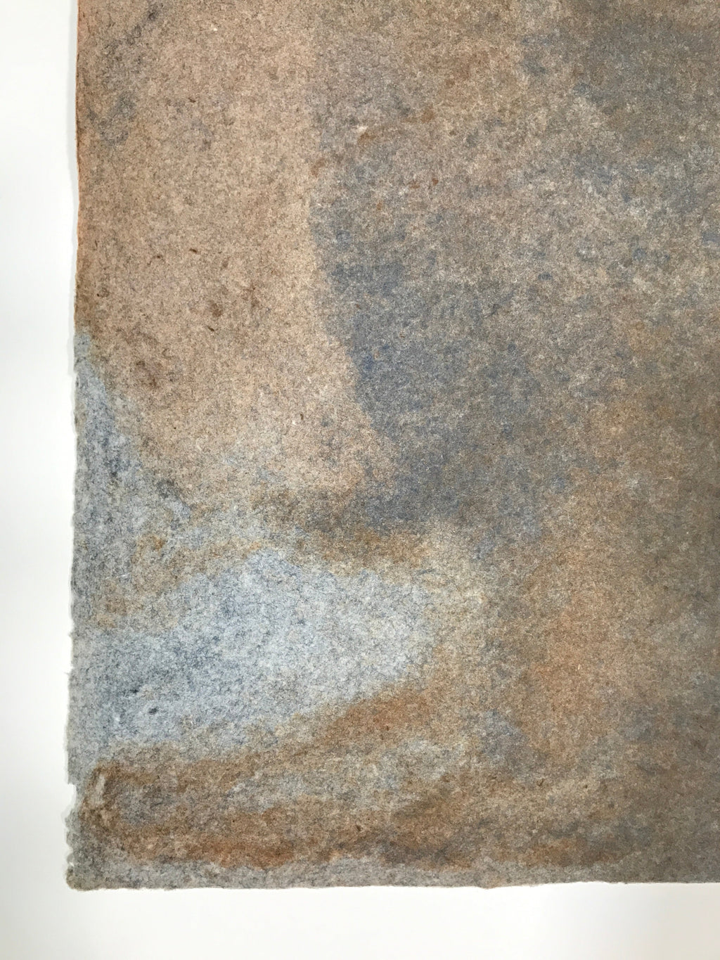 Japanese Traditional Handmade Washi Paper Sheet Vtg Craft Material Brown FL284