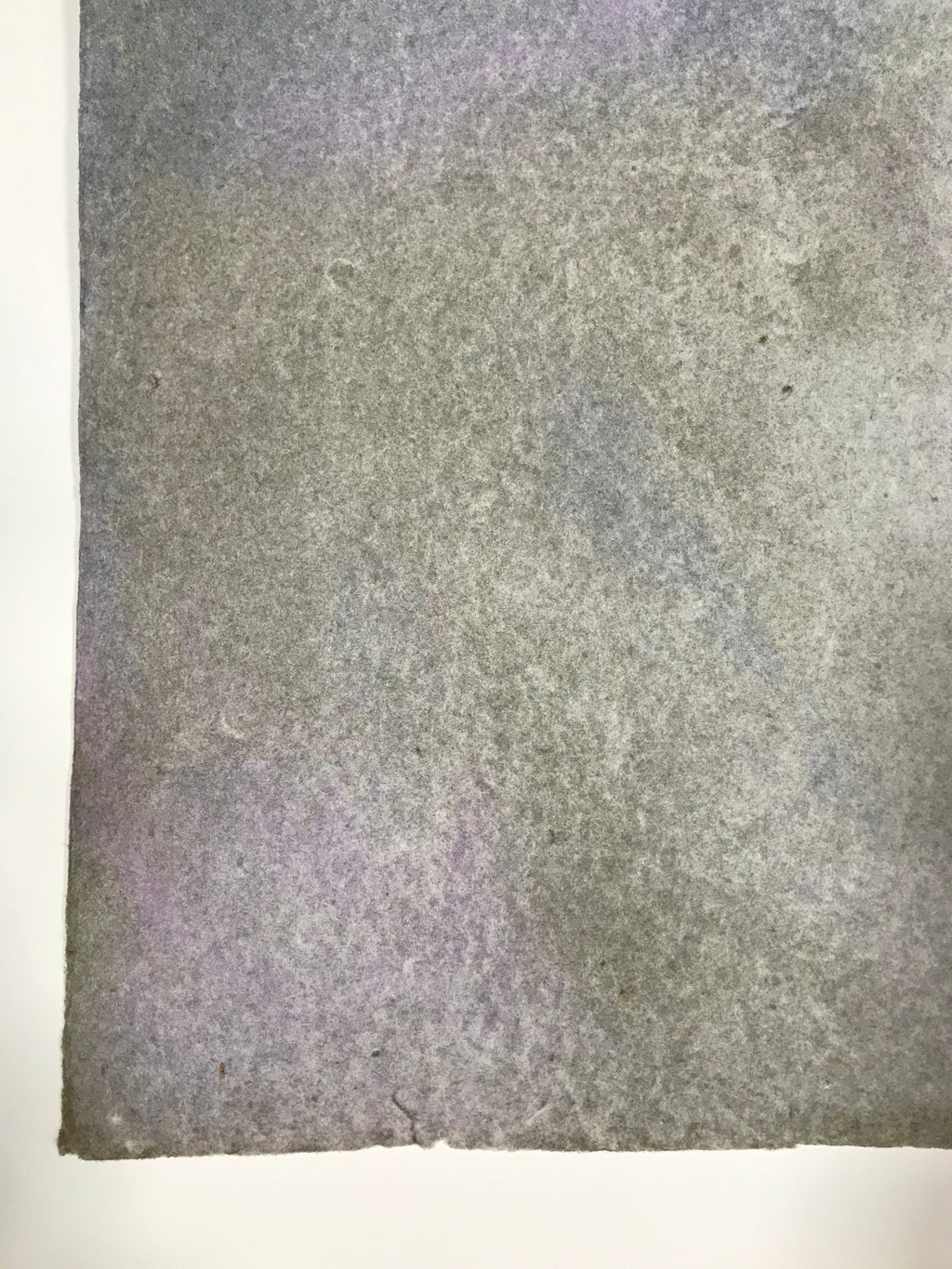Japanese Traditional Handmade Washi Paper Sheet Vtg Craft Material Gray FL282