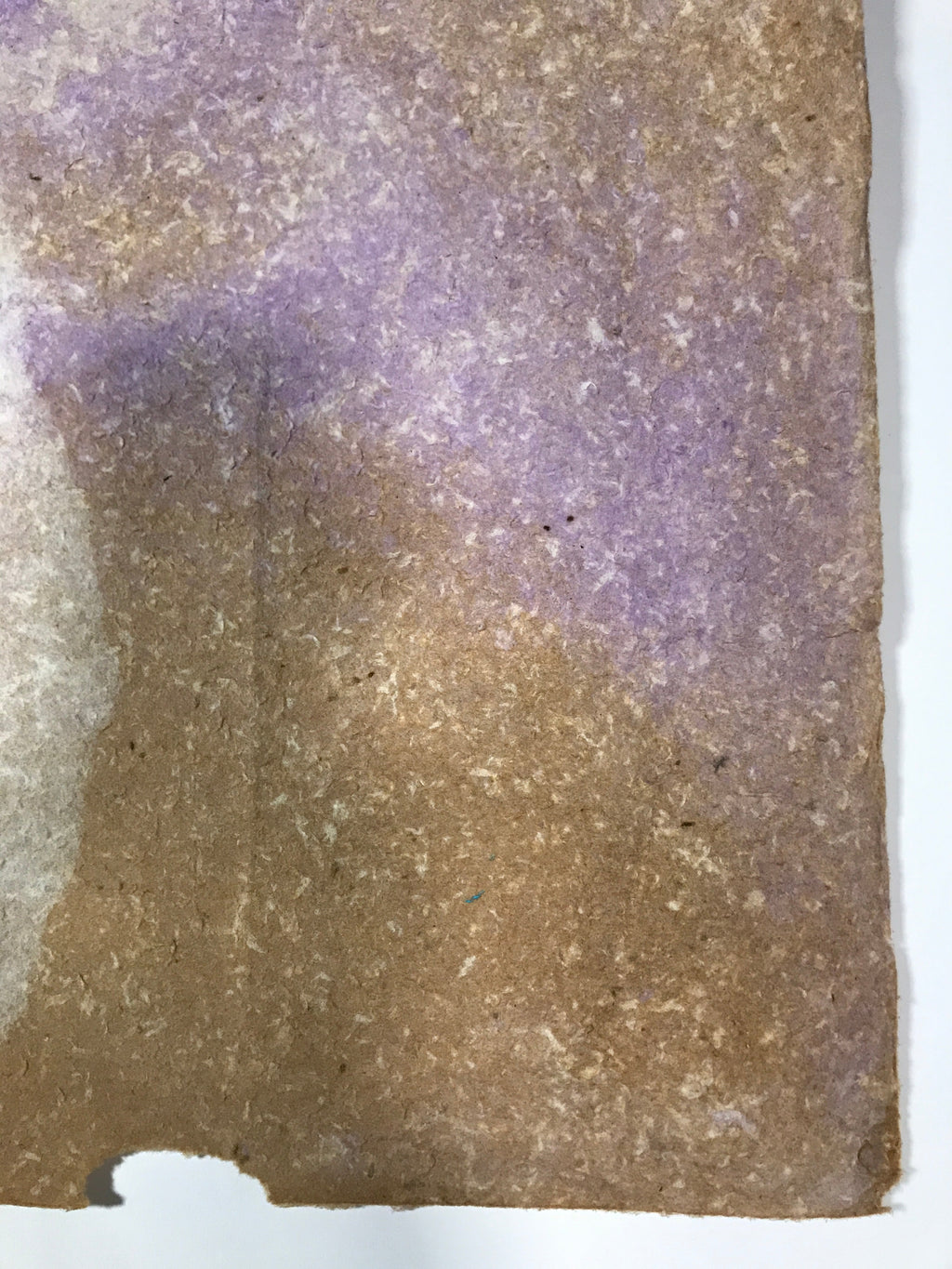 Japanese Traditional Handmade Washi Paper Sheet Vtg Craft Material Purple FL285