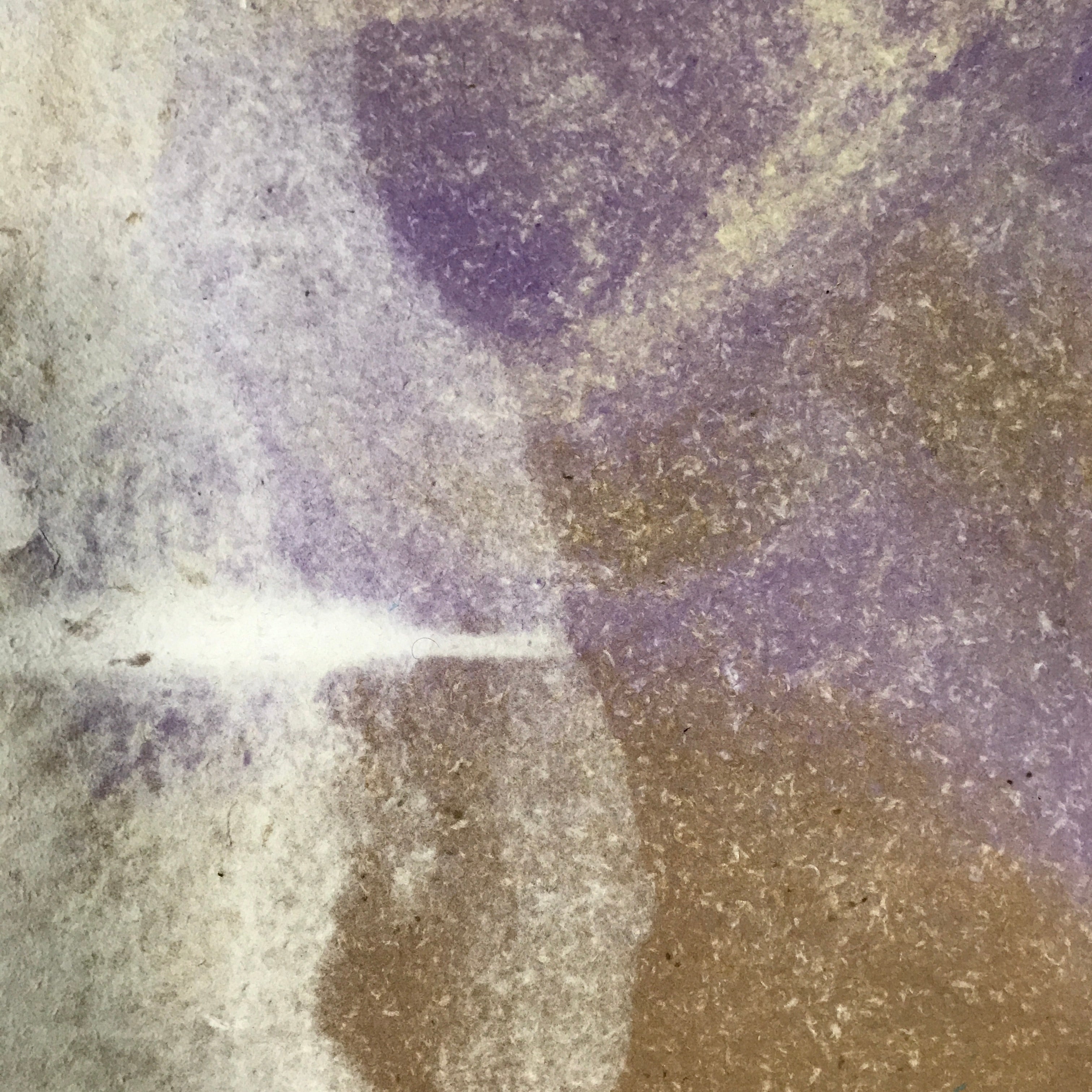 Japanese Traditional Handmade Washi Paper Sheet Vtg Craft Material Purple FL285