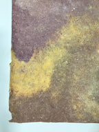 Japanese Traditional Handmade Washi Paper Sheet Vtg Craft Material Purple FL286