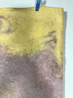 Japanese Traditional Handmade Washi Paper Sheet Vtg Craft Material Purple FL288