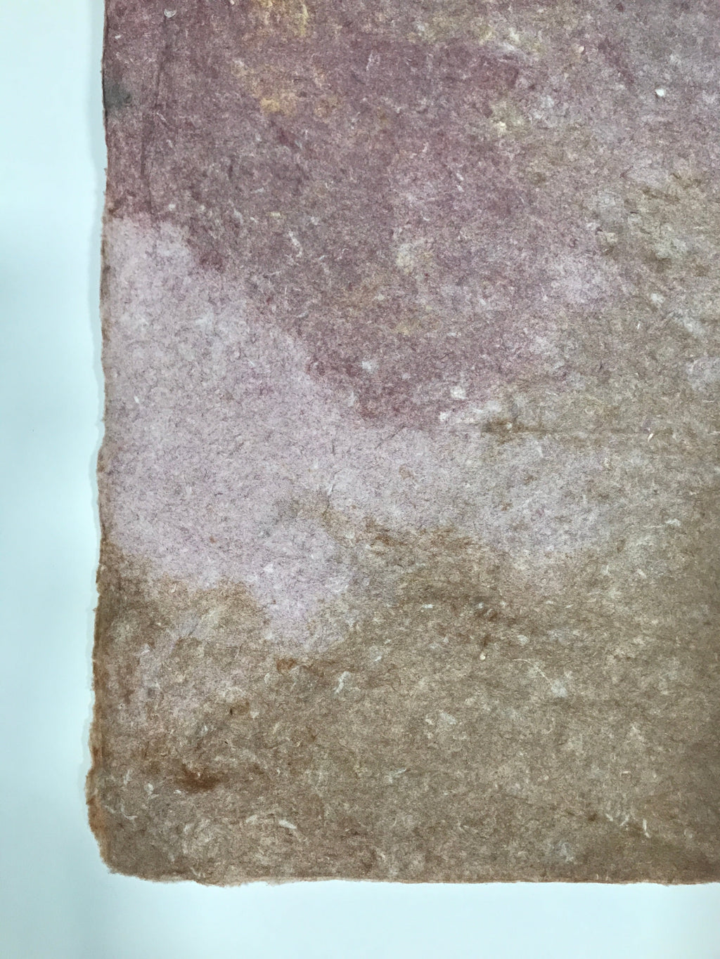 Japanese Traditional Handmade Washi Paper Sheet Vtg Craft Material Purple FL288
