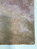 Japanese Traditional Handmade Washi Paper Sheet Vtg Craft Material Purple FL288