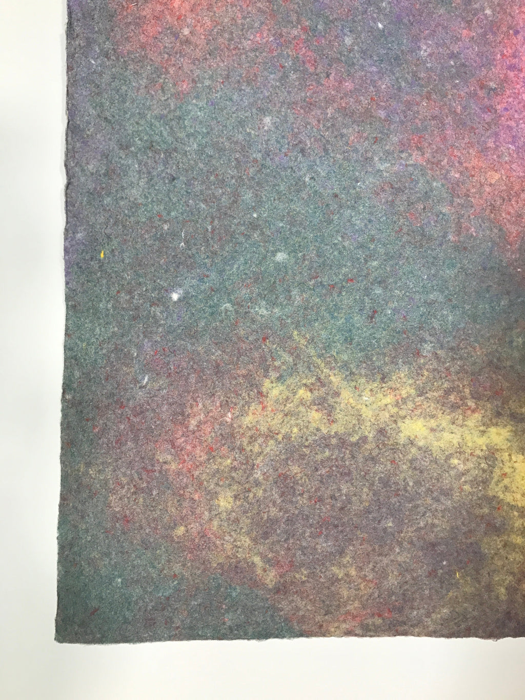 Japanese Traditional Handmade Washi Paper Sheet Vtg Craft Material Rainbow FL287