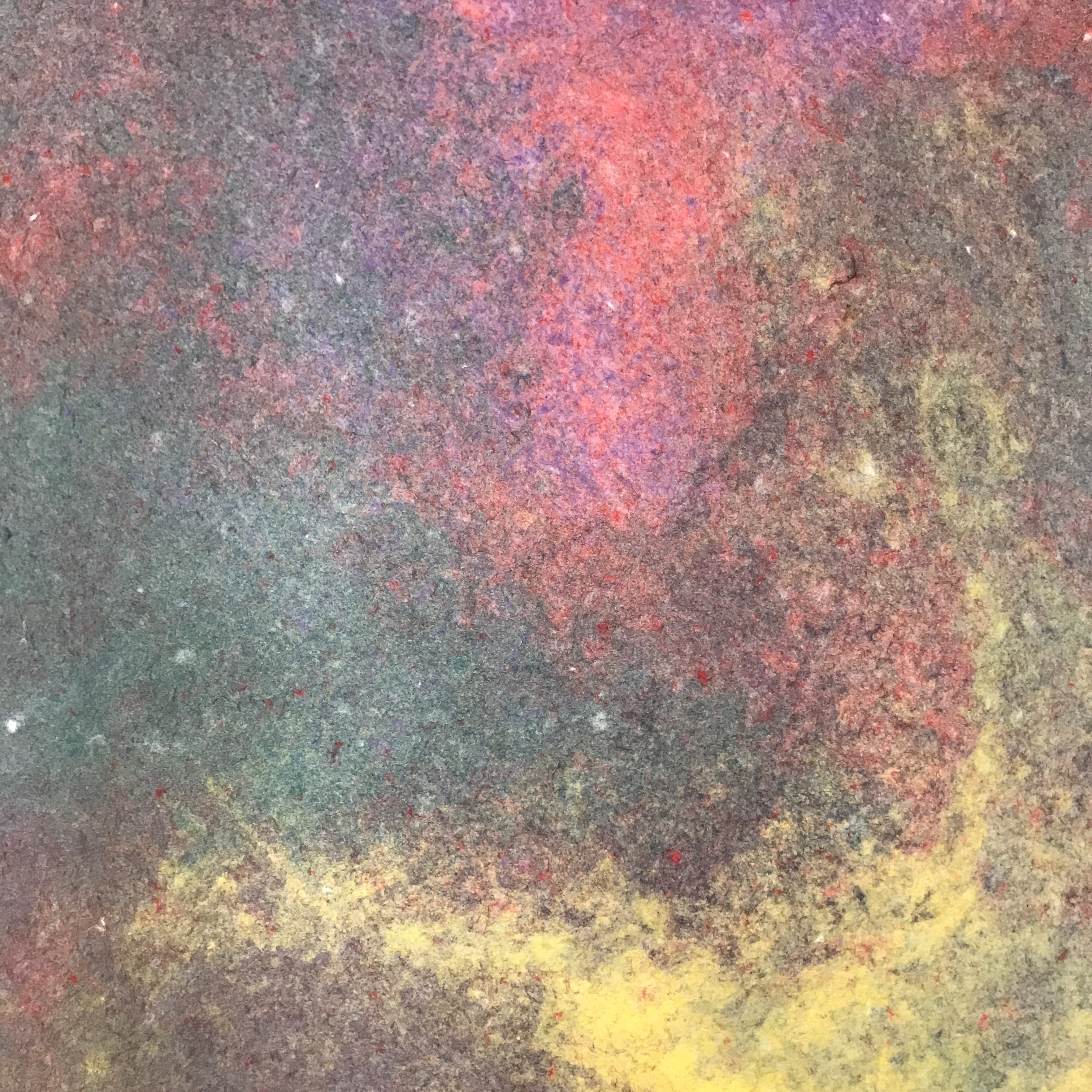 Japanese Traditional Handmade Washi Paper Sheet Vtg Craft Material Rainbow FL287