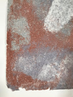 Japanese Traditional Handmade Washi Paper Sheet Vtg Craft Material Red FL283