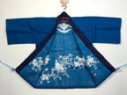 Japanese Traditional Matsuri Festival Happi Coat Blue Nippon Sekyu Oil KM214