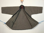 Japanese Traditional Matsuri Festival Happi Coat Inanishi Hanbaijyo Black KM215