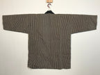 Japanese Traditional Matsuri Festival Happi Coat Inanishi Hanbaijyo Black KM215
